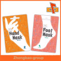 Composite material saco plástico personalizado máscara para máscara de cuidados com o seu design